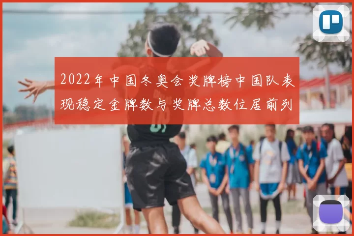 2022年中国冬奥会奖牌榜中国队表现稳定金牌数与奖牌总数位居前列